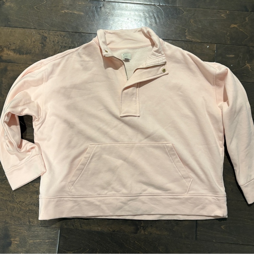 A New Day Soft Pink Fleece Top